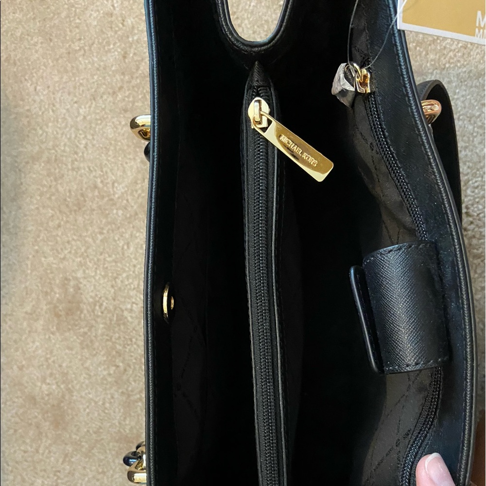 Michael Kors black Sophia purse. Lg tote. Brand new - Picture 3 of 7